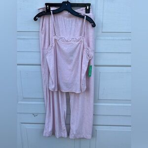 Honeydew 2Pc Jersey Pajama Set Women's pink XL New